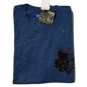 NEW BOSTON MUSEUM Japanese Art Kawanabe Kyosai UT Graphic T-shirt Tee - XL